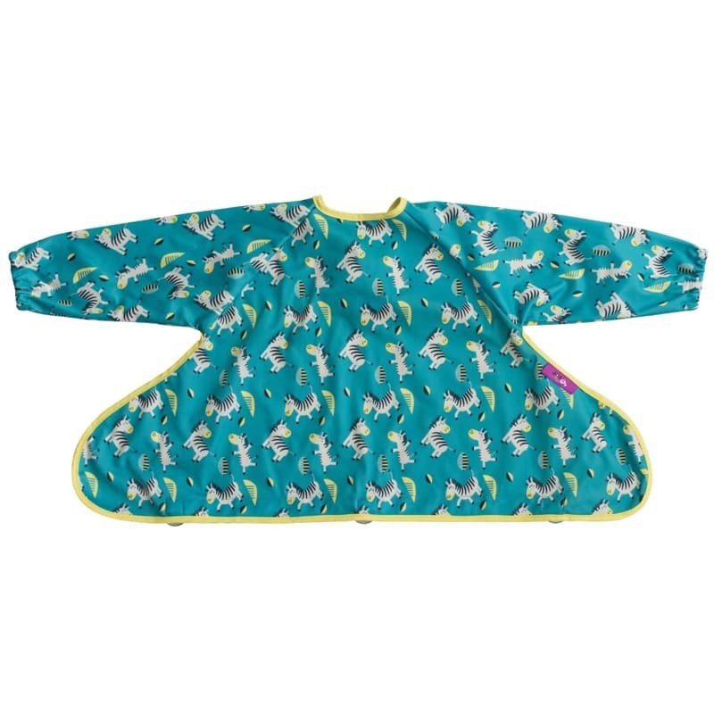 Tidy Tot - śliniak fartuszkowy z przyssawkami BLW Cover & Catch Bib Dancing Zebras