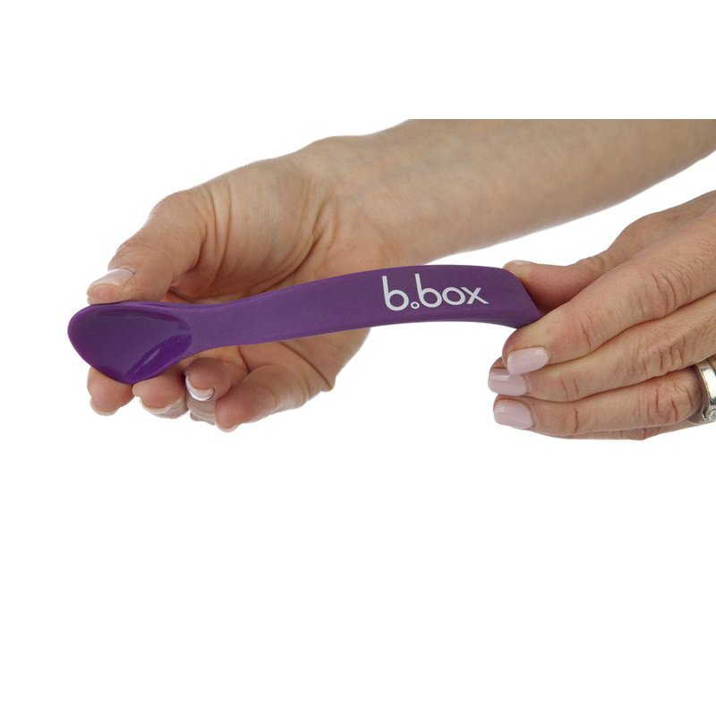 Silikonowe łyżeczki 2 szt., różowo-fioletowe, b.box