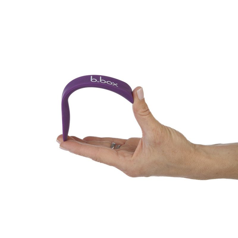 Silikonowe łyżeczki 2 szt., różowo-fioletowe, b.box