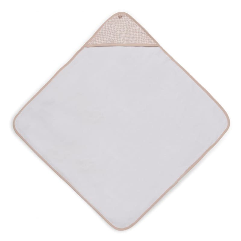 Jollein - Baby & Kids - Jollein - Ręcznik kąpielowy z kapturem 75 x 75 cm SNAKE PALE PINK