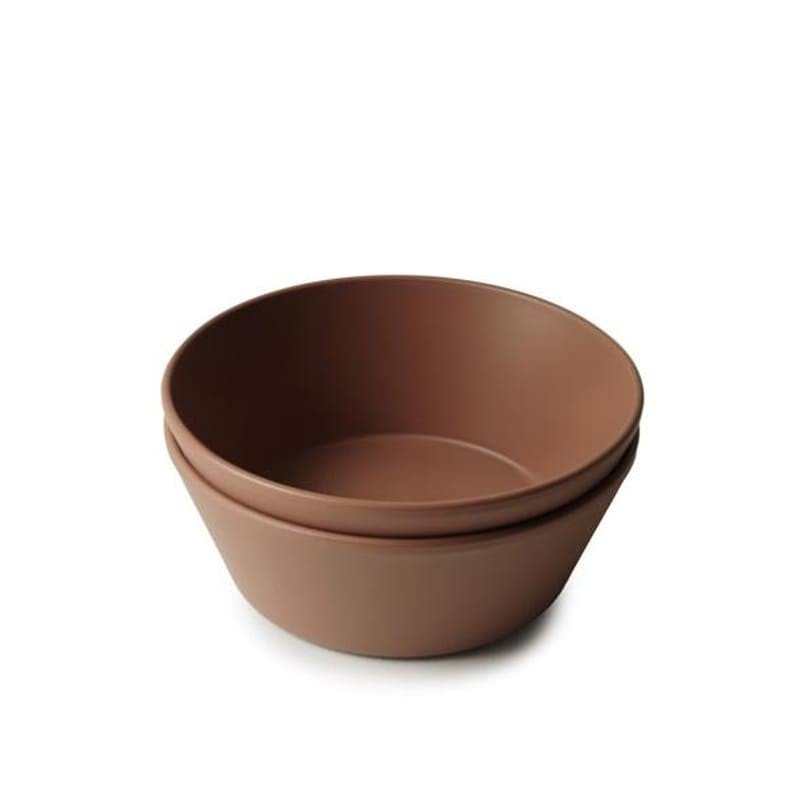 Mushie - 2 miseczki Round Caramel mushie