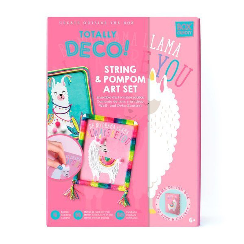 Box Candiy, zestaw artystyczny Lama i pompony BOX CANDIY