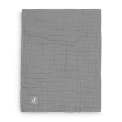 Jollein - Baby & Kids - Jollein - Kocyk muślinowy cotton  75 x 100 cm Storm Grey