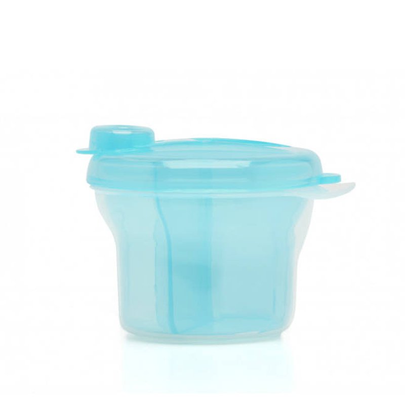 POLSKA - Trójdzielny pojemnik na mleko w proszku, niebieski, Kiokids