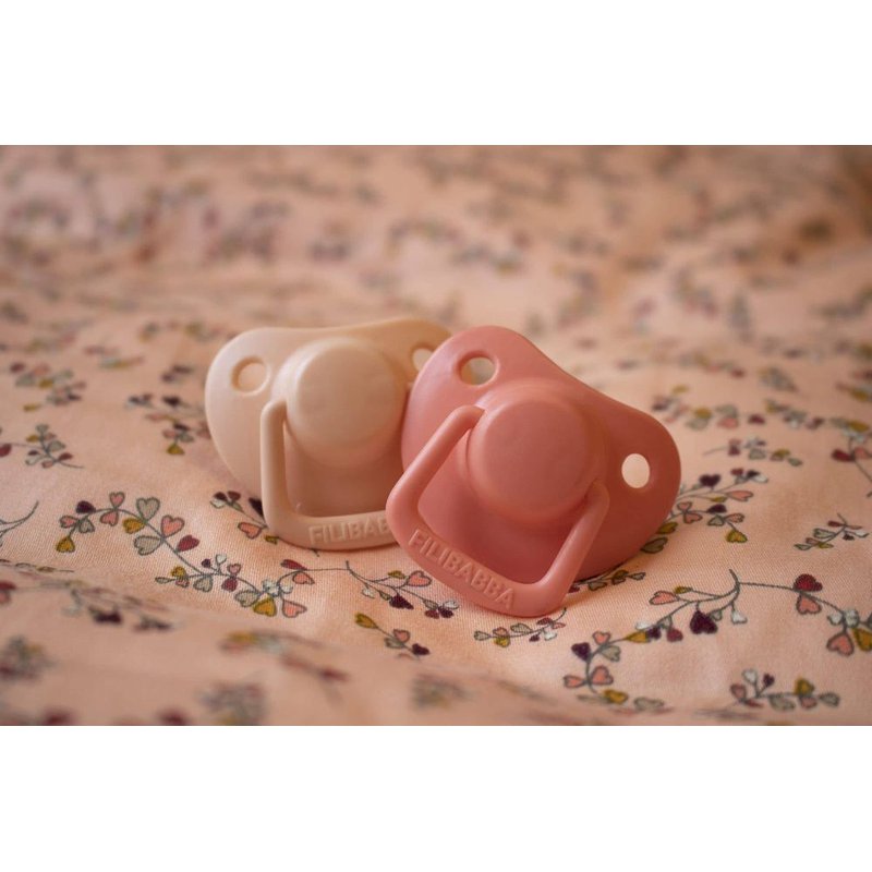 Filibabba Smoczki 2 szt. 0m+ Coral FILIBABBA