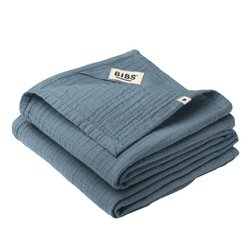 BIBS 2 pieluszki 100% GOTS organic cotton 70 x 70 Petrol