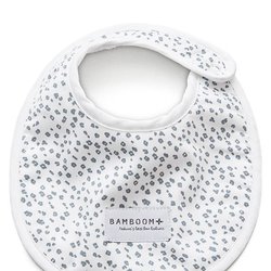 Bamboom - Śliniaczek Bambusowy, Grey Leopard, 0m+