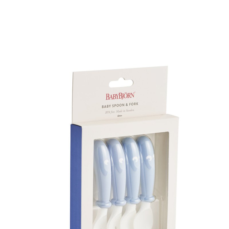 BABYBJORN - sztućce, 4 szt. Powder Blue