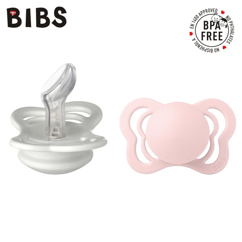BIBS COUTURE 2-PACK HAZE &  BLOSSOM S Smoczek Anatomiczny silikonowy
