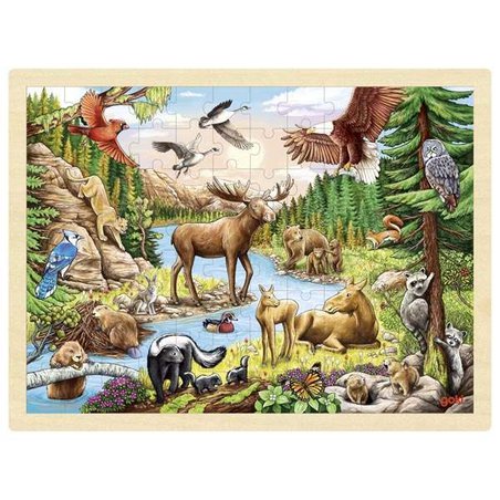 Goki® - Puzzle Zwierzęta Północnoamerykańskie, Goki