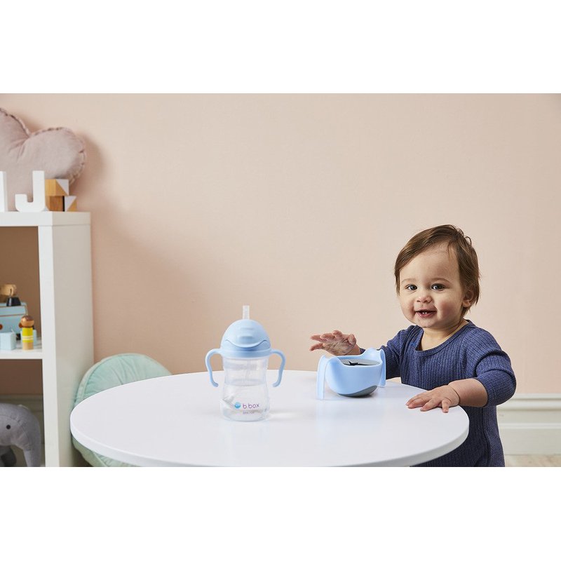 Bidon ze słomką 240 ml, Gelato Bubblegum, b.box