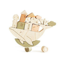 BABAI TOYS - Równoważnia, historie z morza, wieloryb, kolorowa, Babai