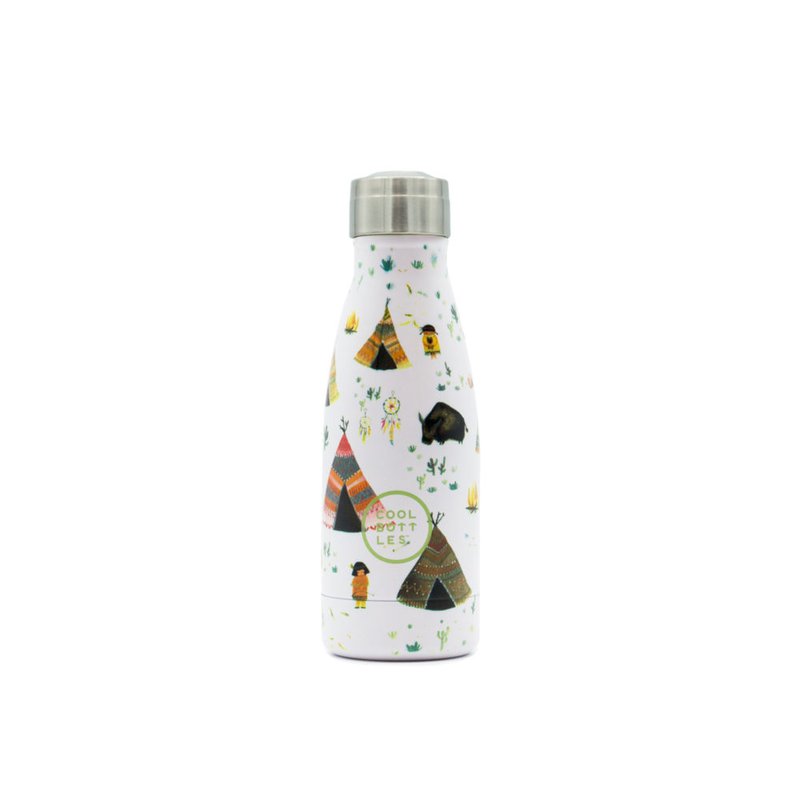 COOLBOTTLES - Cool Bottles Butelka termiczna Kids 260 ml Triple cool Indian tribe