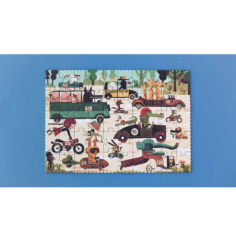 Puzzle dla dzieci, Wyścig, Vroom Vroom | Londji®