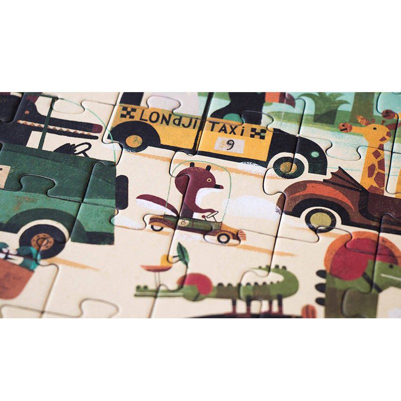 Puzzle dla dzieci, Wyścig, Vroom Vroom | Londji®