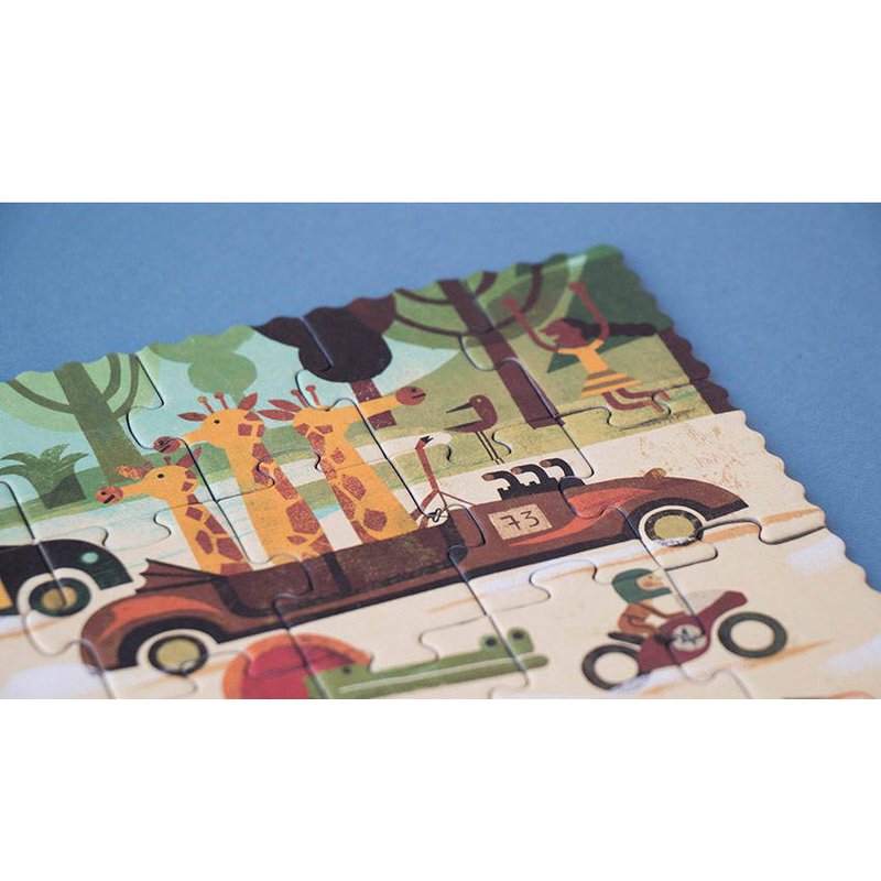 Puzzle dla dzieci, Wyścig, Vroom Vroom | Londji®