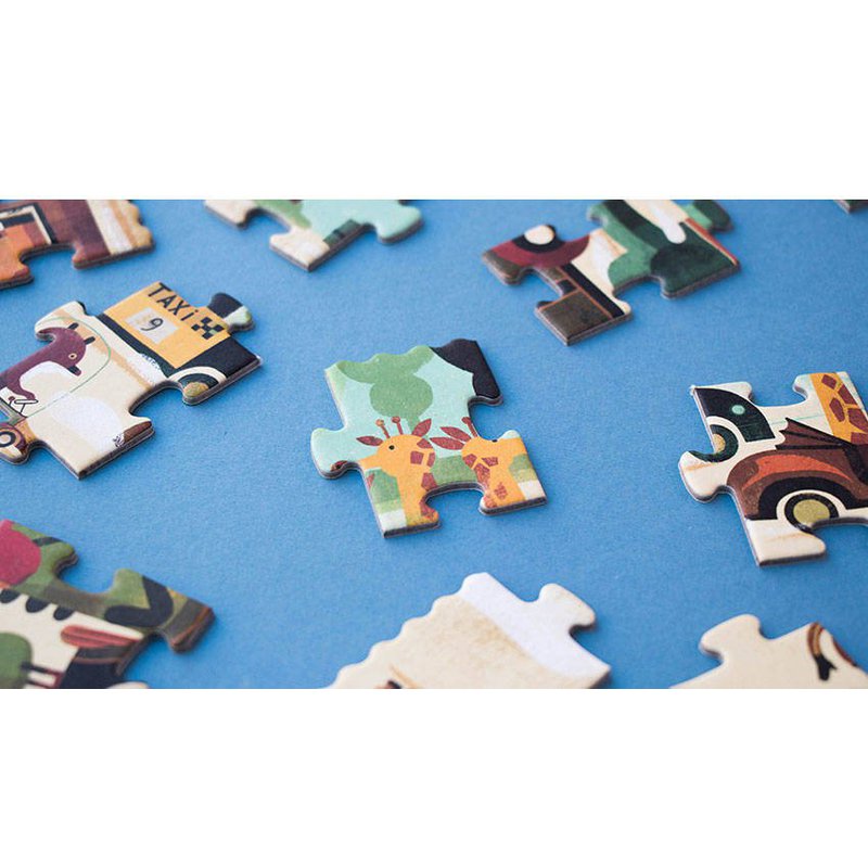 Puzzle dla dzieci, Wyścig, Vroom Vroom | Londji®