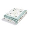 LA MILLOU - VELVET COLLECTION - KOC, NARZUTA 140 x 200 cm - HERON IN CREAM LOTUS - SMOKE MINT LA MILLOU - VELVET COLLECTION - KOC, NARZUTA 140 x 200 cm - HERON IN CREAM LOTUS - SMOKE MINT