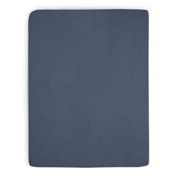 Jollein - Baby & Kids - Jollein - Prześcieradło do łóżeczka 60 x 120 cm JEANS BLUE