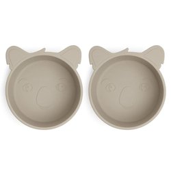 nuuroo - 2 miseczki silikonowe Koala Cobblestone NUUROO