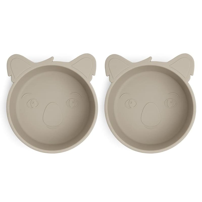 nuuroo - 2 miseczki silikonowe Koala Cobblestone NUUROO