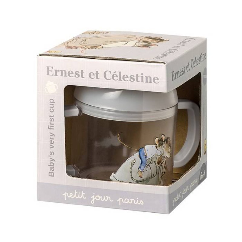 Petit Jour Paris® - Kubek niekapek z tritanu, 0,22 l Ernest i Celestyna
