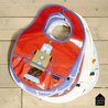 Śliniak z kieszonką, bawełniany, seria Roboty | Maison Petit Jour® Śliniak z kieszonką, bawełniany, seria Roboty | Maison Petit Jour®