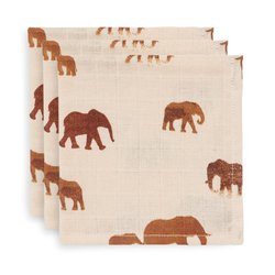 Jollein - Baby & Kids - Jollein - 3 pieluszki niemowlęce Hydrophlic Face 31 x 31 cm Savannah