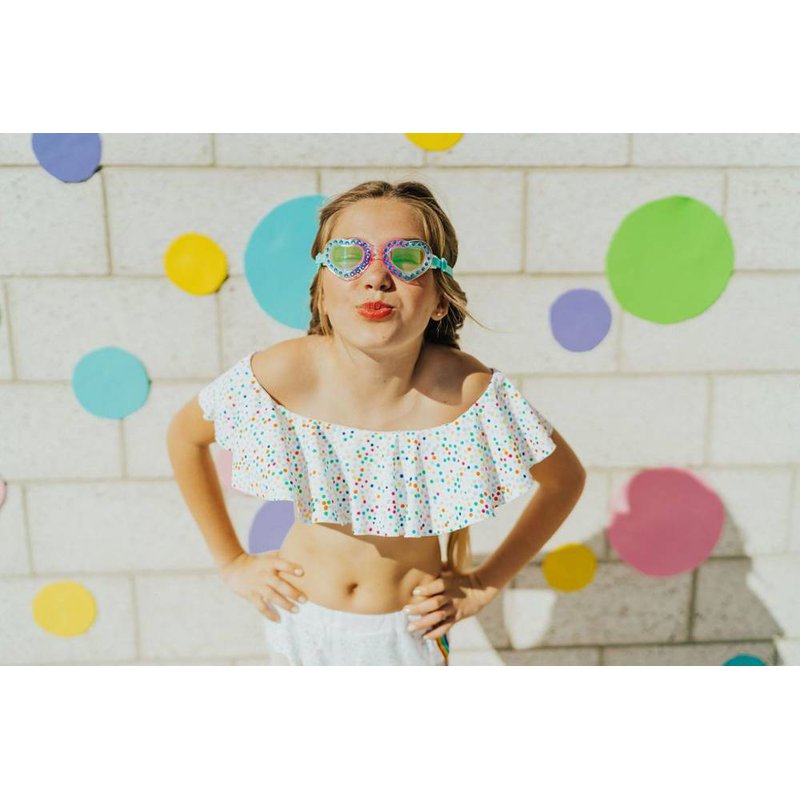 Okulary o pływania, I love you to blue, Niebiańskie serduszka, Bling2o BLING2O