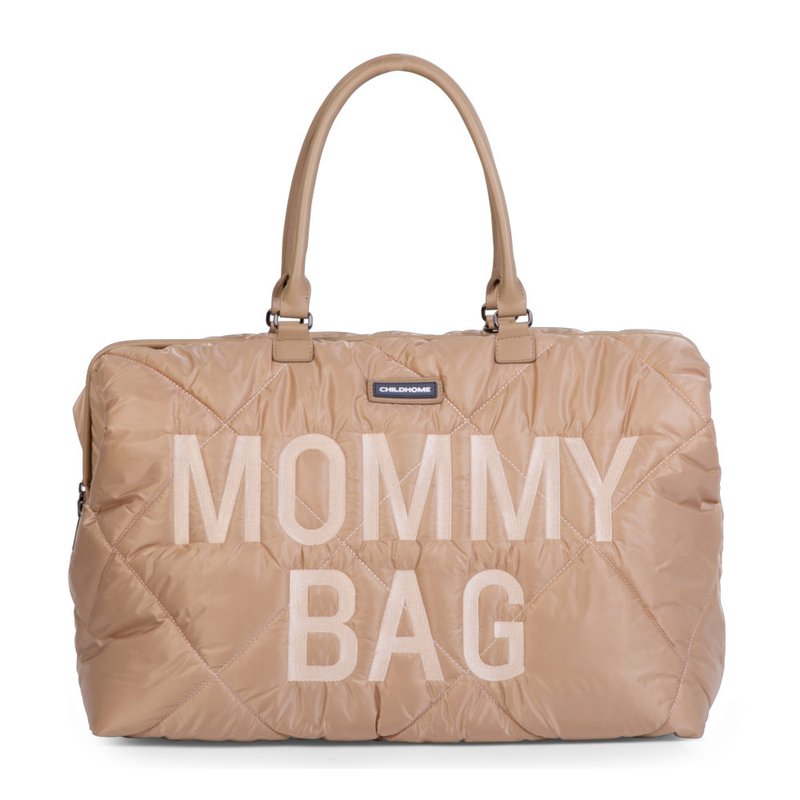 Childhome Torba Mommy bag Pikowana Beżowa CHILDHOME