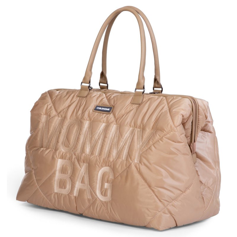 Childhome Torba Mommy bag Pikowana Beżowa CHILDHOME