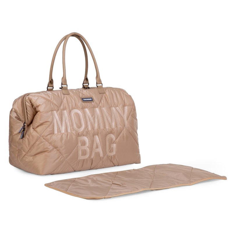 Childhome Torba Mommy bag Pikowana Beżowa CHILDHOME