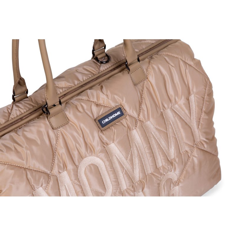 Childhome Torba Mommy bag Pikowana Beżowa CHILDHOME
