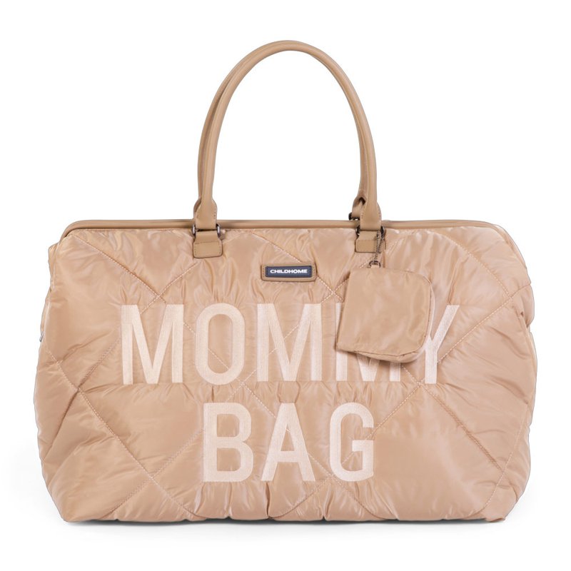 Childhome Torba Mommy bag Pikowana Beżowa CHILDHOME