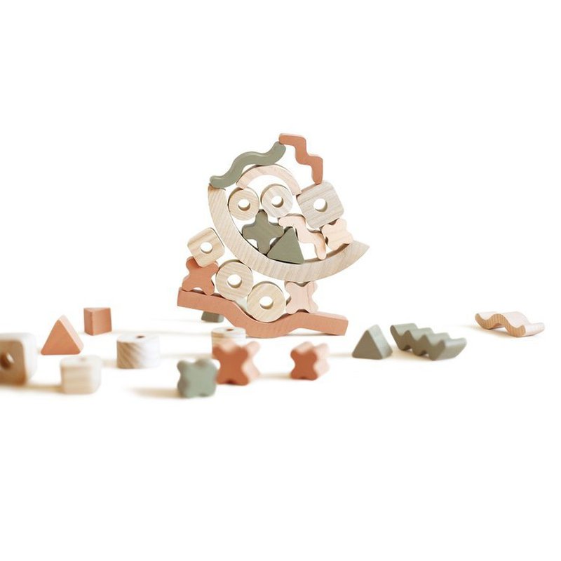 BABAI TOYS - Kreatywna równoważnia, kolorowa, Babai