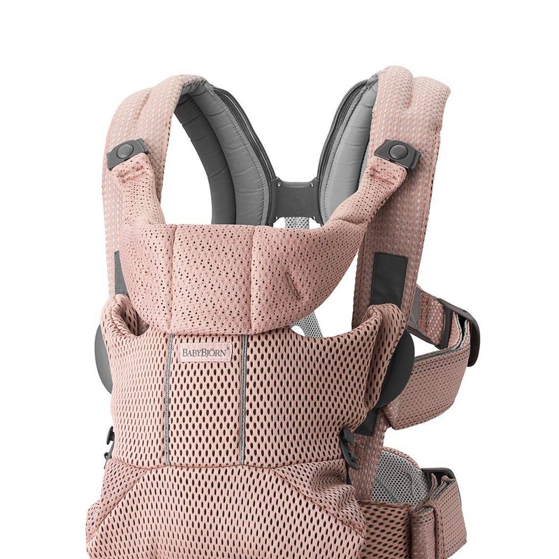 BABYBJORN MOVE 3D Mesh - nosidełko, Zgaszony Róż