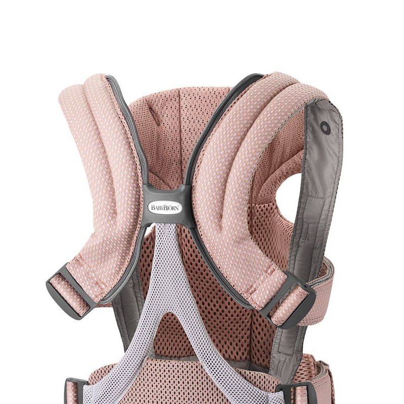 BABYBJORN MOVE 3D Mesh - nosidełko, Zgaszony Róż