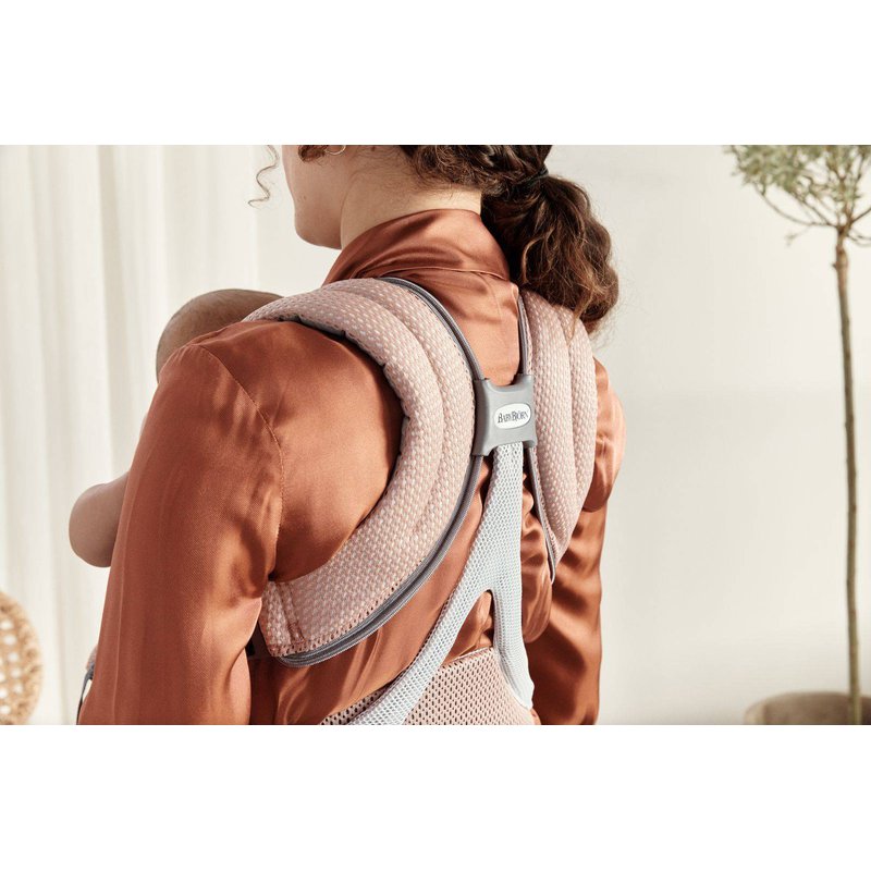 BABYBJORN MOVE 3D Mesh - nosidełko, Zgaszony Róż