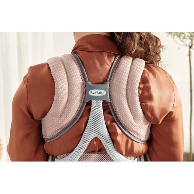 BABYBJORN MOVE 3D Mesh - nosidełko, Zgaszony Róż