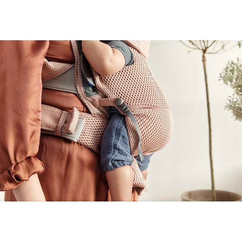 BABYBJORN MOVE 3D Mesh - nosidełko, Zgaszony Róż