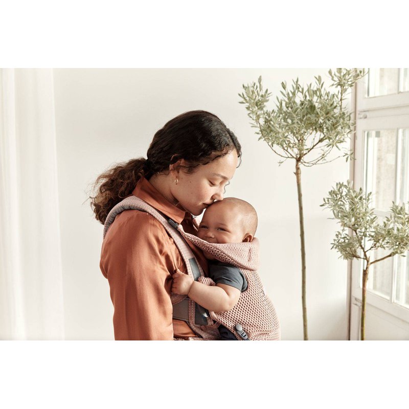 BABYBJORN MOVE 3D Mesh - nosidełko, Zgaszony Róż