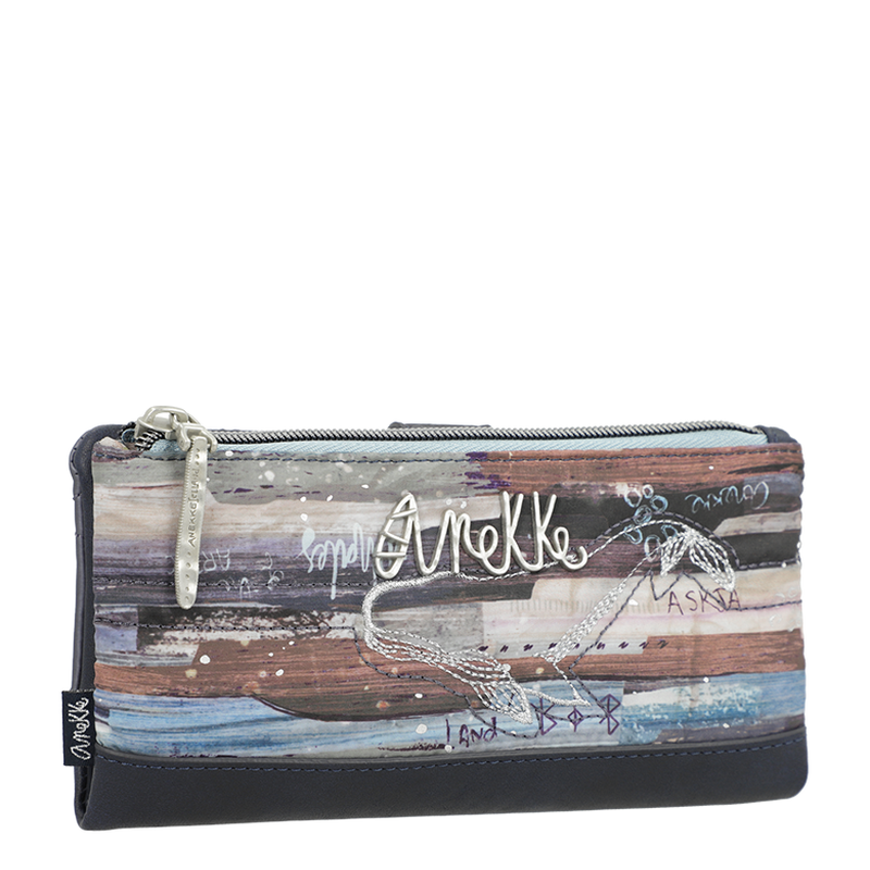 Anekke® - Portfel długi na zamek i zatrzask | Anekke Ocean