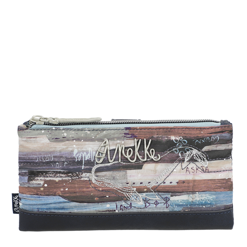 Anekke® - Portfel długi na zamek i zatrzask | Anekke Ocean