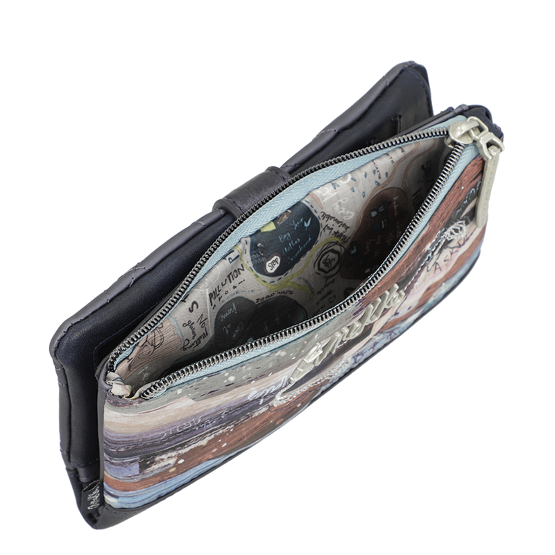 Anekke® - Portfel długi na zamek i zatrzask | Anekke Ocean