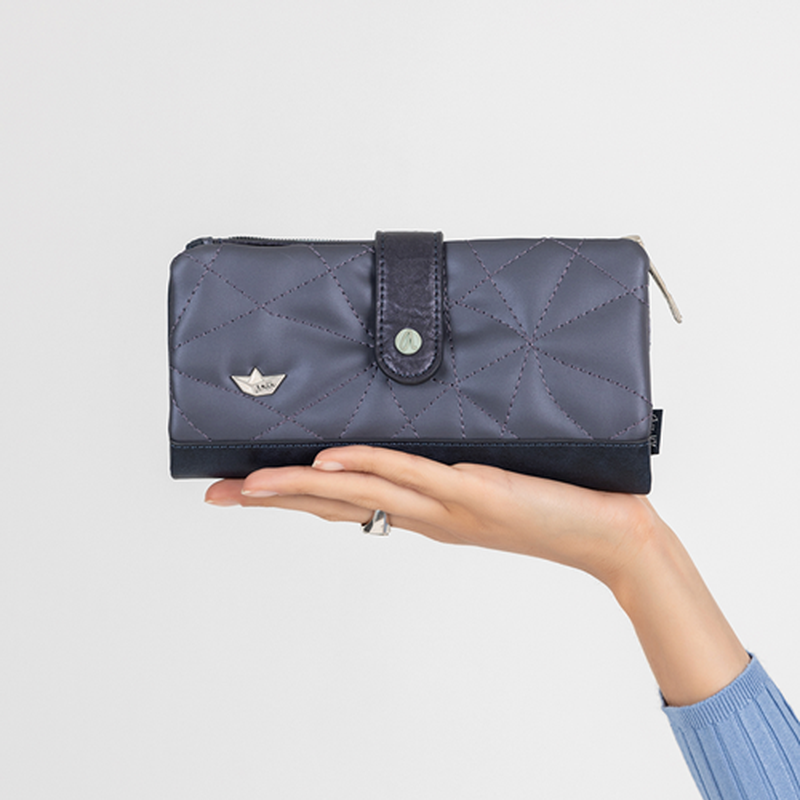 Anekke® - Portfel długi na zamek i zatrzask | Anekke Ocean