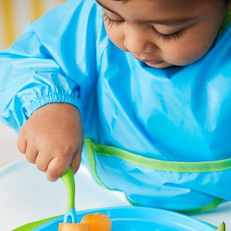 Fartuszek-śliniaczek wodoodporny z rękawami, Strawberry Shake, b.box