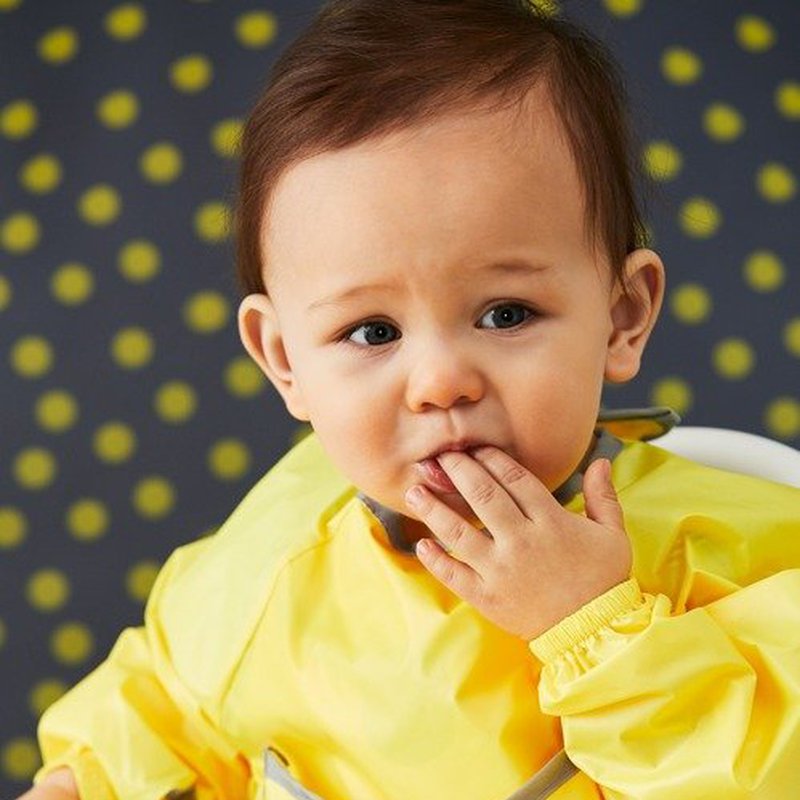 Fartuszek-śliniaczek wodoodporny z rękawami, Strawberry Shake, b.box