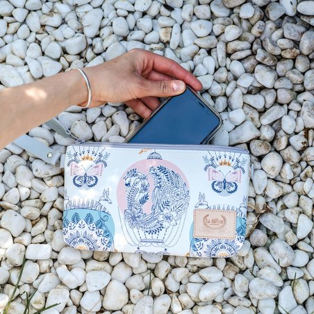 LA MILLOU - FEERIA PREMIUM ZIP - TORBA MEDIUM Z SASZETKĄ - BOHO COCO LA MILLOU - FEERIA PREMIUM ZIP - TORBA MEDIUM Z SASZETKĄ - BOHO COCO