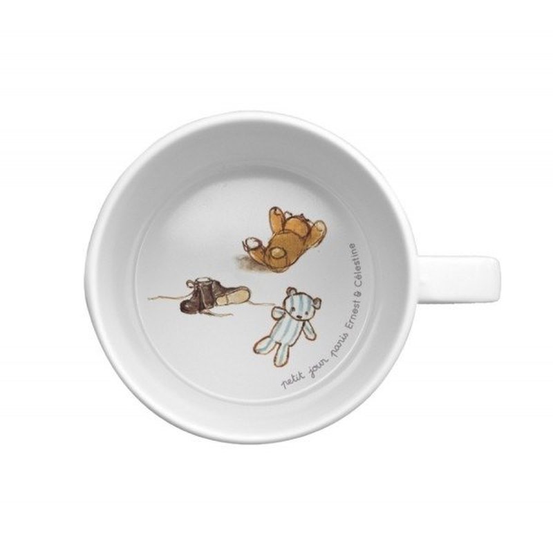Kubek z jednym uchem, do picia dla dziecka, Ernest i Celestyna | Petit Jour Paris®
