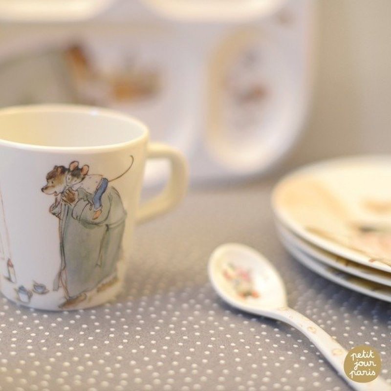 Kubek z jednym uchem, do picia dla dziecka, Ernest i Celestyna | Petit Jour Paris®